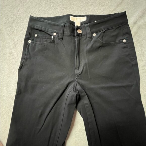 Michael Kors Black Stretch Flared Leg Pants - Tall - Picture 5 of 14